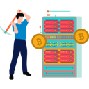 پیش‌نمایش فایل young-man-holding-axe-and-mining-bitcoins-8511923 از پک هنرمندی