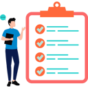 پیش‌نمایش فایل young-man-looking-at-checklist-8511942 از پک هنرمندی