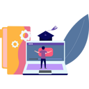 پیش‌نمایش فایل boy-doing-online-education-8603133 از پک آموزش و یادگیری