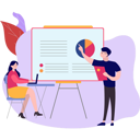پیش‌نمایش فایل girl-and-boy-working-on-education-report-8603107 از پک آموزش و یادگیری