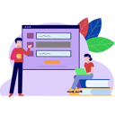 پیش‌نمایش فایل girl-doing-online-studying-8603085 از پک آموزش و یادگیری