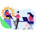 پیش‌نمایش فایل girls-working-on-laptops-8603074 از پک آموزش و یادگیری