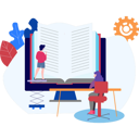 پیش‌نمایش فایل students-learning-online-8603137 از پک آموزش و یادگیری