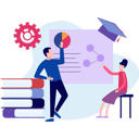 پیش‌نمایش فایل students-talking-about-education-8603109 از پک آموزش و یادگیری