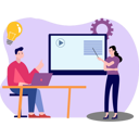 پیش‌نمایش فایل the-girl-is-teaching-online-8603075 از پک آموزش و یادگیری