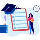 پیش‌نمایش فایل woman-working-on-checklist-8603092 از پک آموزش و یادگیری