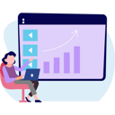 پیش‌نمایش فایل woman-working-on-growth-chart-8603163 از پک آموزش و یادگیری