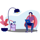 پیش‌نمایش فایل young-boy-learning-online-at-home-8603094 از پک آموزش و یادگیری