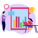 پیش‌نمایش فایل young-girl-getting-idea-on-education-report-8603148 از پک آموزش و یادگیری