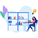 پیش‌نمایش فایل young-girl-reading-at-table-8603097 از پک آموزش و یادگیری