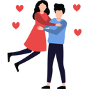 پیش‌نمایش فایل boy-is-carrying-the-girl-in-his-arms-8665103 از پک زوج‌های ولنتاین