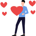 پیش‌نمایش فایل boy-is-holding-a-heart-8665126 از پک زوج‌های ولنتاین