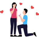 پیش‌نمایش فایل boy-proposing-to-girl-with-a-ring-on-valentines-day-8665128 از پک زوج‌های ولنتاین