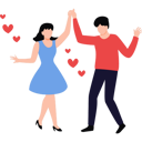پیش‌نمایش فایل couple-are-dancing-8665114 از پک زوج‌های ولنتاین