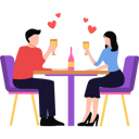 پیش‌نمایش فایل couple-are-on-a-date-8665107 از پک زوج‌های ولنتاین