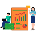 پیش‌نمایش فایل young-boy-and-girl-working-on-chart-graph-report-8655686 از پک تحلیل داده