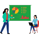 پیش‌نمایش فایل young-girls-are-working-on-business-presentation-8655702 از پک تحلیل داده