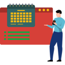 پیش‌نمایش فایل young-man-looking-at-online-calendar-8655697 از پک تحلیل داده
