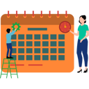 پیش‌نمایش فایل young-woman-and-man-managing-calendar-schedule-8655700 از پک تحلیل داده
