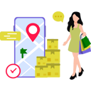 پیش‌نمایش فایل shopping-order-delivery-tracking-8663720 از پک فروش اینترنتی