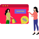 پیش‌نمایش فایل woman-shopping-at-discount-8663715 از پک فروش اینترنتی