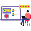 پیش‌نمایش فایل young-boy-buying-game-pad-online-8663735 از پک فروش اینترنتی