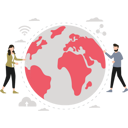 پیش‌نمایش فایل boy-and-girl-using-global-network-8648679 از پک دنیای دیجیتال