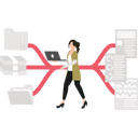 پیش‌نمایش فایل girl-doing-online-analysis-8648676 از پک دنیای دیجیتال