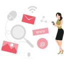 پیش‌نمایش فایل girl-use-social-media-site-8648705 از پک دنیای دیجیتال
