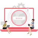 پیش‌نمایش فایل girls-using-website-8648714 از پک دنیای دیجیتال