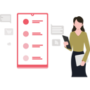 پیش‌نمایش فایل woman-making-schedule-list-8648715 از پک دنیای دیجیتال