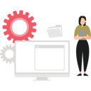 پیش‌نمایش فایل woman-working-on-settings-8648688 از پک دنیای دیجیتال