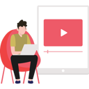 پیش‌نمایش فایل young-man-watching-online-video-8648726 از پک دنیای دیجیتال