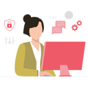 پیش‌نمایش فایل young-woman-working-computer-8648693 از پک دنیای دیجیتال