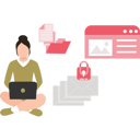 پیش‌نمایش فایل young-woman-working-on-secure-data-8648691 از پک دنیای دیجیتال