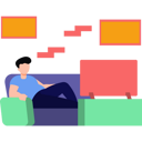 پیش‌نمایش فایل boy-watching-tv-on-sofa-8680392 از پک تعاملی