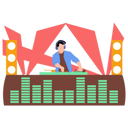 پیش‌نمایش فایل dj-mixing-the-beats-8680422 از پک تعاملی