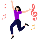 پیش‌نمایش فایل girl-dancing-in-music-party-8680389 از پک تعاملی