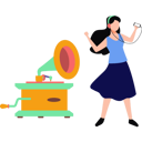 پیش‌نمایش فایل girl-enjoying-music-on-headphones-8680405 از پک تعاملی