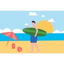 پیش‌نمایش فایل boy-holding-a-surfboard-8680435 از پک تابستان