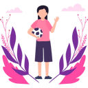 پیش‌نمایش فایل girl-standing-with-soccer-ball-8665100 از پک تاریخ زنان