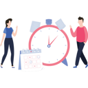 پیش‌نمایش فایل boy-and-girl-making-calendar-schedule-8669985 از پک مدیریت زمان