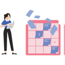 پیش‌نمایش فایل girl-making-note-for-reminder-8669979 از پک مدیریت زمان