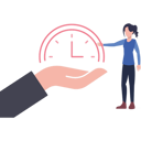 پیش‌نمایش فایل girl-set-clock-time-8669998 از پک مدیریت زمان