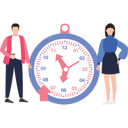 پیش‌نمایش فایل man-and-woman-manage-time-8670020 از پک مدیریت زمان