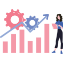 پیش‌نمایش فایل woman-working-on-graph-setting-8669991 از پک مدیریت زمان