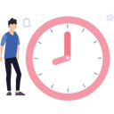 پیش‌نمایش فایل young-boy-standing-by-time-clock-8669977 از پک مدیریت زمان
