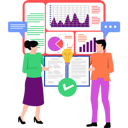 پیش‌نمایش فایل boy-and-girl-discussing-business-idea-8673544 از پک استارتاپ و کسب‌وکار