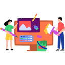 پیش‌نمایش فایل boy-and-girl-doing-graphic-designing-8673541 از پک استارتاپ و کسب‌وکار