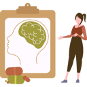 پیش‌نمایش فایل girl-looking-at-brain-report-8673585 از پک سلامت روان